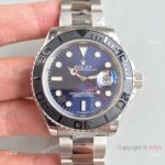 New Replica ROLEX Yacht-Master watch - SS Black Bezel Blue Dial 40mm Watch